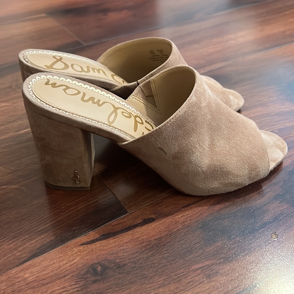 Sam Edelman Suede slip on block heels